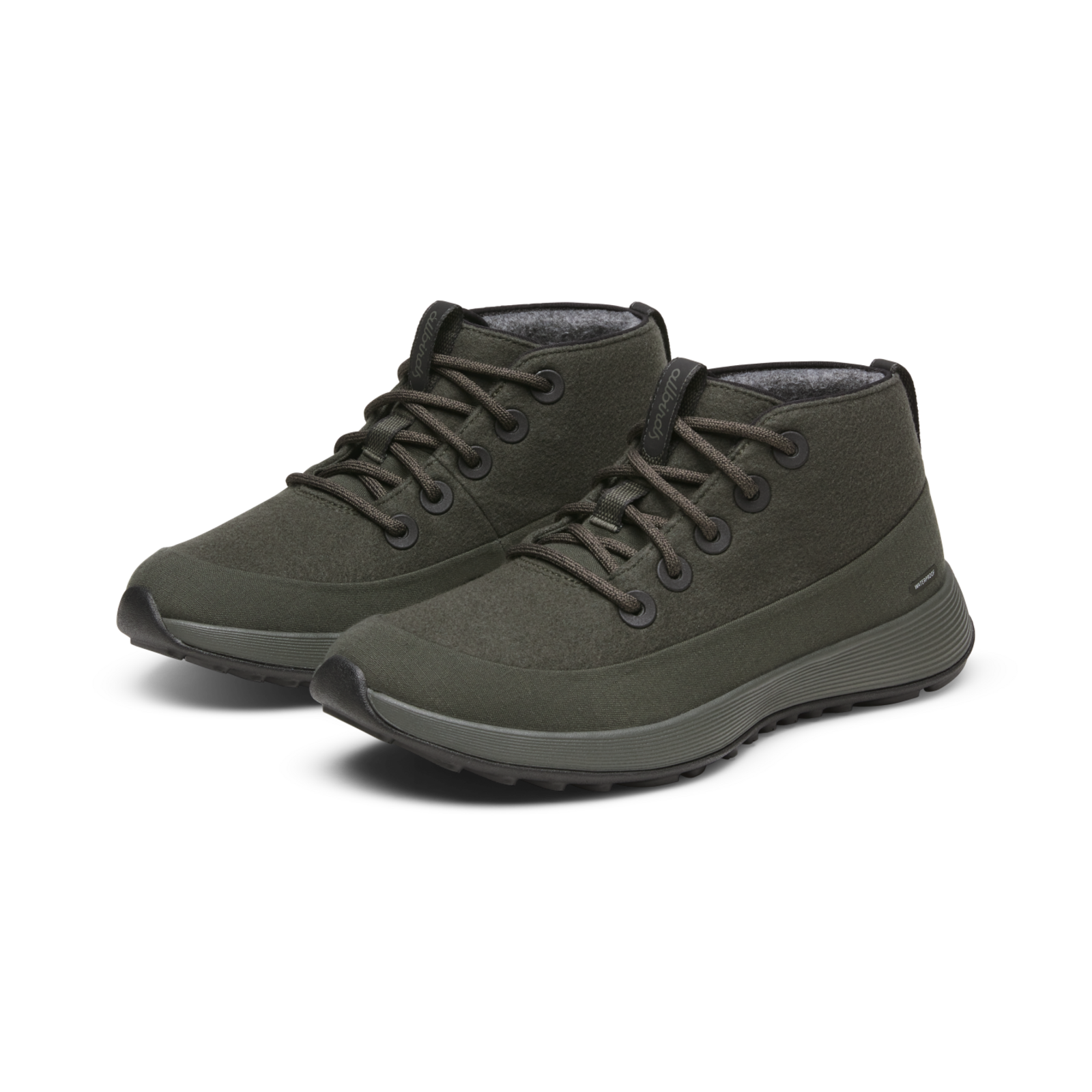 Allbirds M Wool Runner NZ Mid Waterproof Freizeitschuhe in GRÜN