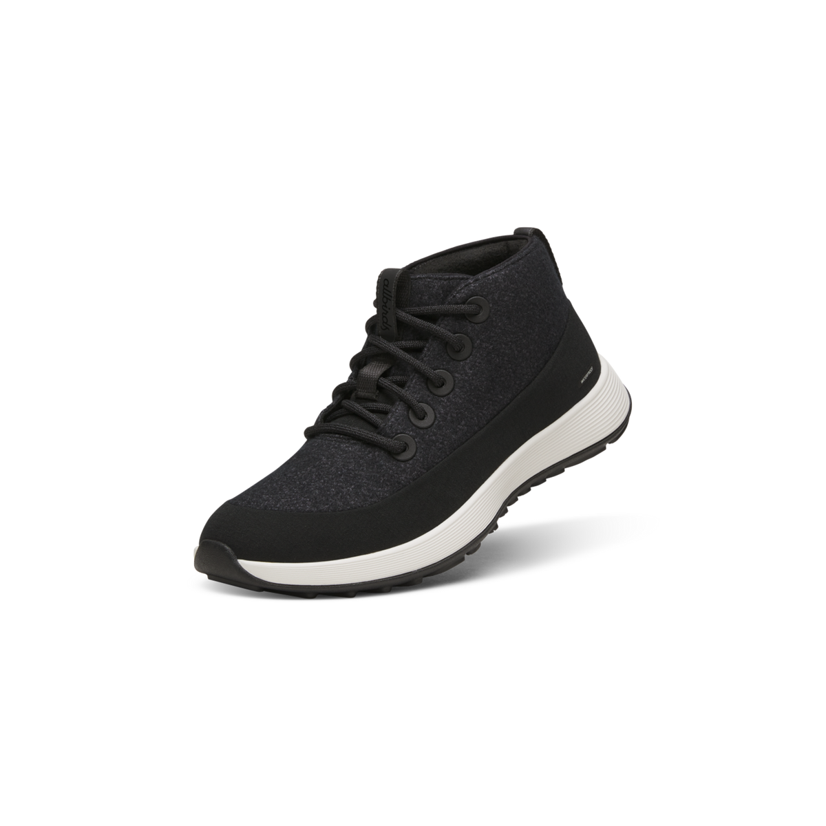 Allbirds M Wool Runner NZ Mid Waterproof Freizeitschuhe in SCHWARZ