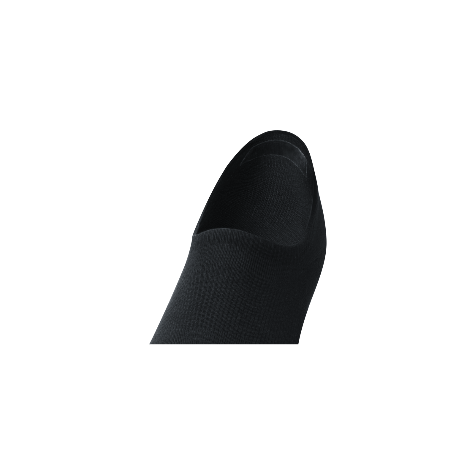 Allbirds Anytime No Show Sock - Heel Grip in SCHWARZ